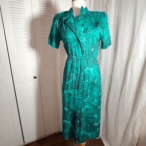 Joni Blair Dress Size 7 Vintage 80's Vibrant Old Money Dark Academia